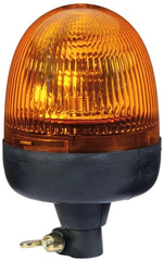 Hella Rota Compact 12V Amber Lens Beacon w/ Flexible Pole Mount - eliteracefab.com