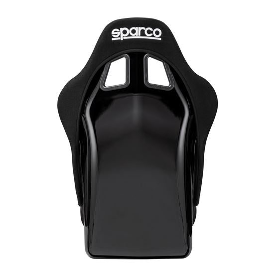 Sparco EVO QRT Racing Seats, Black/Black Leatherette with Black Stitch (008007RNRSKY) - eliteracefab.com