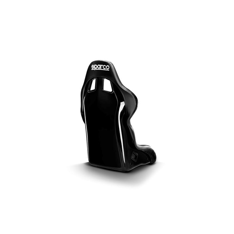 Sparco EVO QRT Racing Seats, Black/Black Leatherette with Black Stitch (008007RNRSKY) - eliteracefab.com