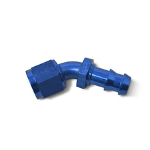 Load image into Gallery viewer, Russell Performance -4 AN Twist-Lok 45 Degree Hose End (Blue)