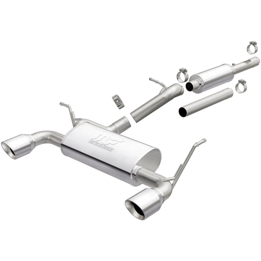 MagnaFlow Cat-Back 12-16 Jeep Wrangler GT 3.6L V6 Polished Tips - eliteracefab.com