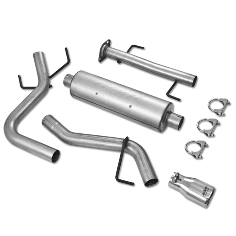 MBRP 2007-2009 Toyota FJ 4.0L V6 Cat Back Single Rear Exit - eliteracefab.com