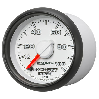Autometer Factory Match Exhaust Pressure Gauge 2-1/16in 0-100 PSI FSE Dodge 8595