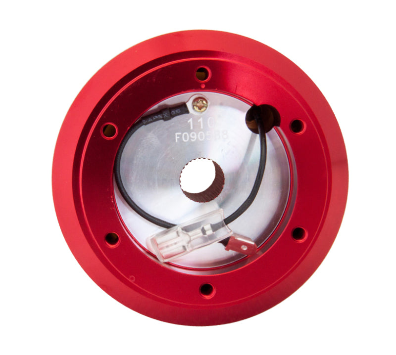 NRG Short Steering Wheel Adaptor Hub Red Honda Civic | Honda Accord | Acura Integra - eliteracefab.com