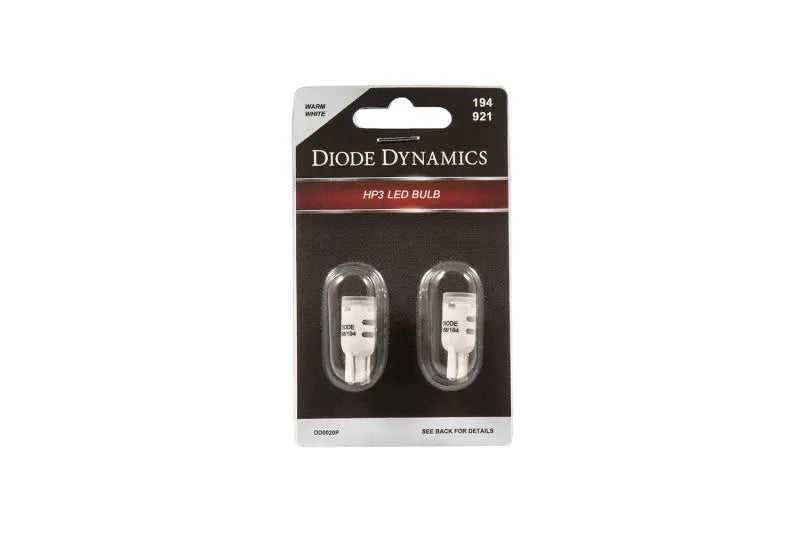 Diode Dynamics 194 LED Bulb HP3 LED Warm - White Short (Pair) Diode Dynamics