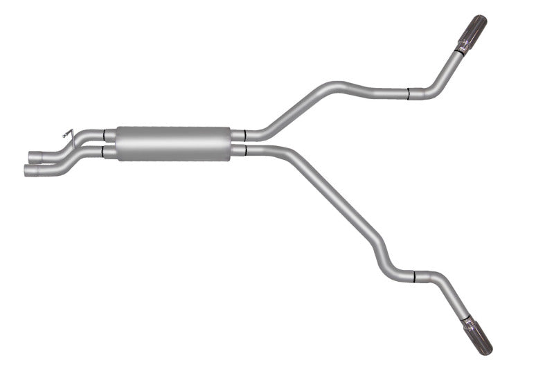 Gibson 02-05 Chevrolet Silverado 2500 HD Base 6.0L 2.5in Cat-Back Dual Extreme Exhaust - Aluminized Gibson