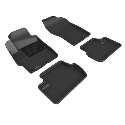 3D Maxpider L1MT00801509 08-15 Mitsubishi Lancer Evolution X Kagu 1st 2nd Row - Floor Mat Set (Black)