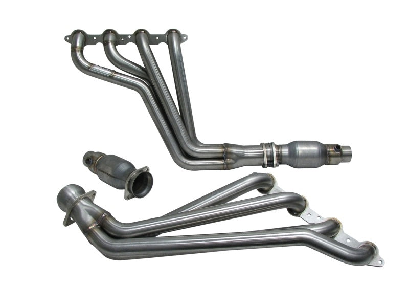 BBK 10-15 Camaro LS3 L99 Long Tube Exhaust Headers With Converters - 1-3/4 304 Stainless BBK