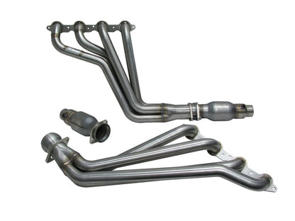 BBK 10-15 Camaro LS3 L99 Long Tube Exhaust Headers With Converters - 1-3/4 304 Stainless BBK