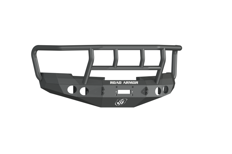 Road Armor 08-13 Chevy 1500 Stealth Front Winch Bumper w/Titan II Guard - Tex Blk Road Armor