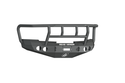 Road Armor 08-13 Chevy 1500 Stealth Front Winch Bumper w/Titan II Guard - Tex Blk Road Armor