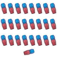 Load image into Gallery viewer, Russell Performance -6 AN Red/Blue Straight Full Flow Hose End (25 pcs.)