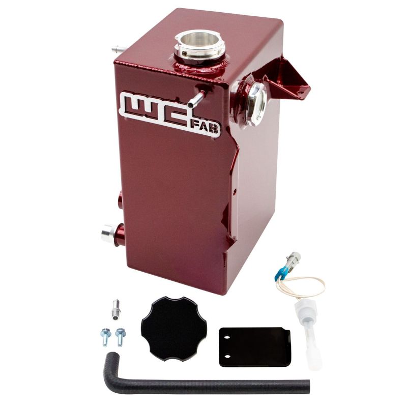 Wehrli 20-22 Chevrolet-GMC 6.6L L5P Duramax OEM Placement Coolant Tank Kit - WCFab Red - eliteracefab.com