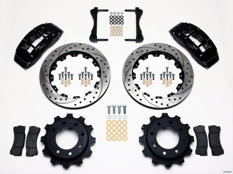 Wilwood TC6R Rear Kit 16.00in Drilled 1999-2010 GM Trk 2500 HD 4.84 Cntr Wilwood