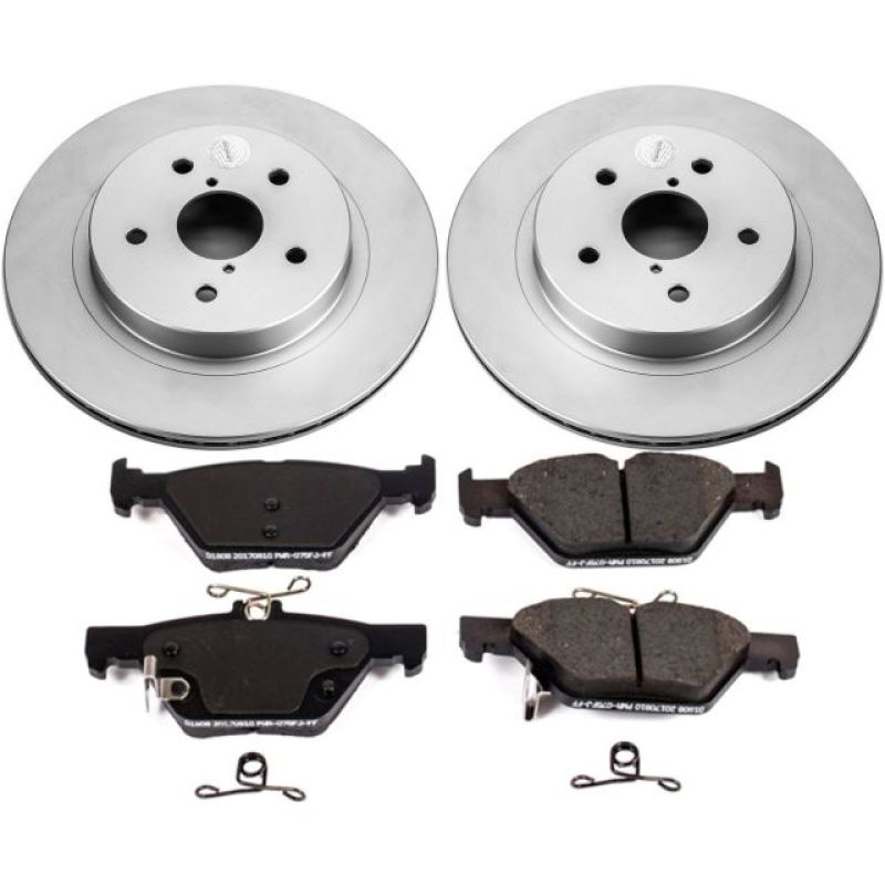 Power Stop 15-18 Subaru Legacy Rear Z17 Evolution Geomet Coated Brake Kit - eliteracefab.com