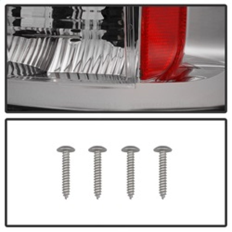 Spyder Dodge Ram 07-08 1500/Ram 07-09 2500/3500 LED Tail Lights Chrome ALT-YD-DRAM06-LED-C - eliteracefab.com