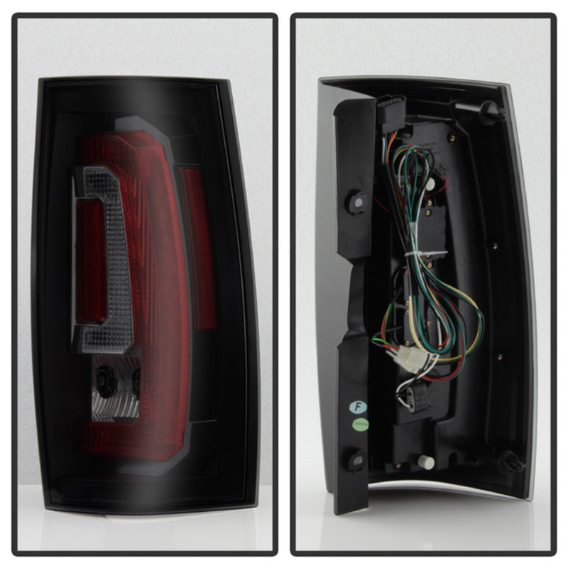 Spyder Chevy Suburban 07-14 V2 - LED Tail Lights - Black Smoke ALT-YD-CSUB07V2-LED-BSM - eliteracefab.com