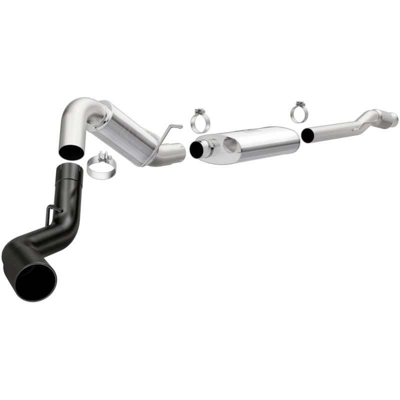 MagnaFlow 14+ Chevrolet Silverado 1500 Gas 409 SS Black 4in Tip Passenger Side Exit Catback Exhaust Magnaflow