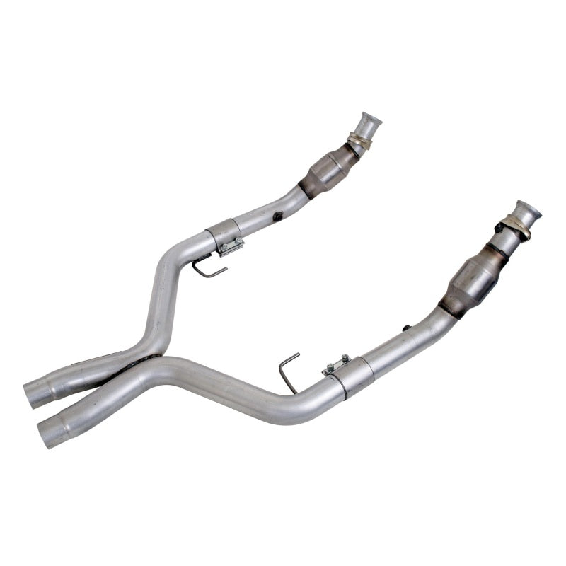 BBK 05-10 Mustang 4.6 GT High Flow X Pipe With Catalytic Converters - 2-3/4 - eliteracefab.com