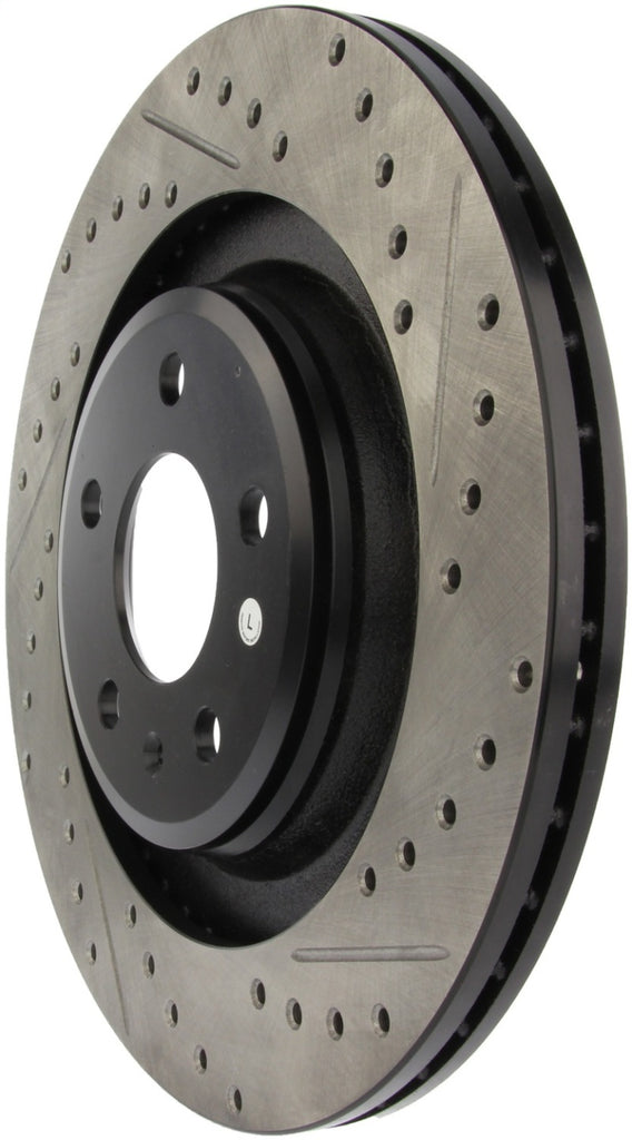 StopTech Slotted & Drilled Sport Brake Rotor - eliteracefab.com