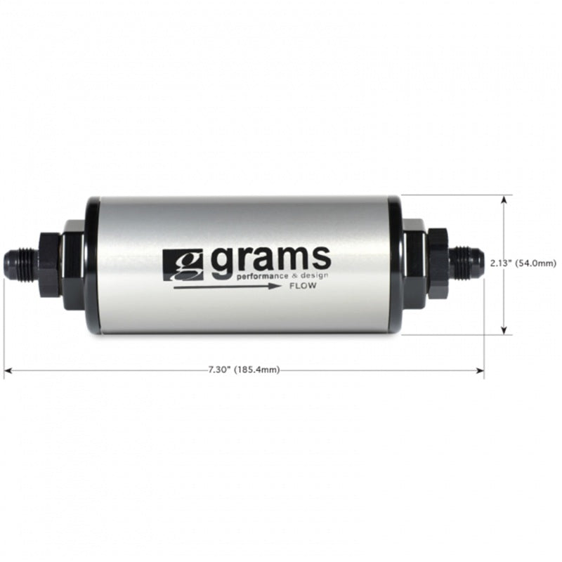 Grams Performance 100 Micron -10AN Fuel Filter