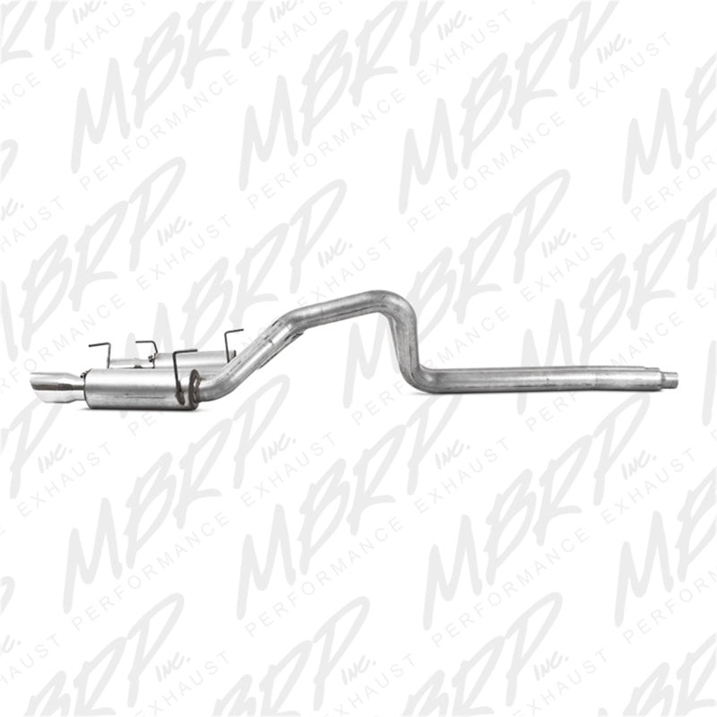 MBRP 05-09 Ford Mustang GT 4.6L Dual Split Rear Race Version AL/ 3in Cat Back Exhaust System - eliteracefab.com