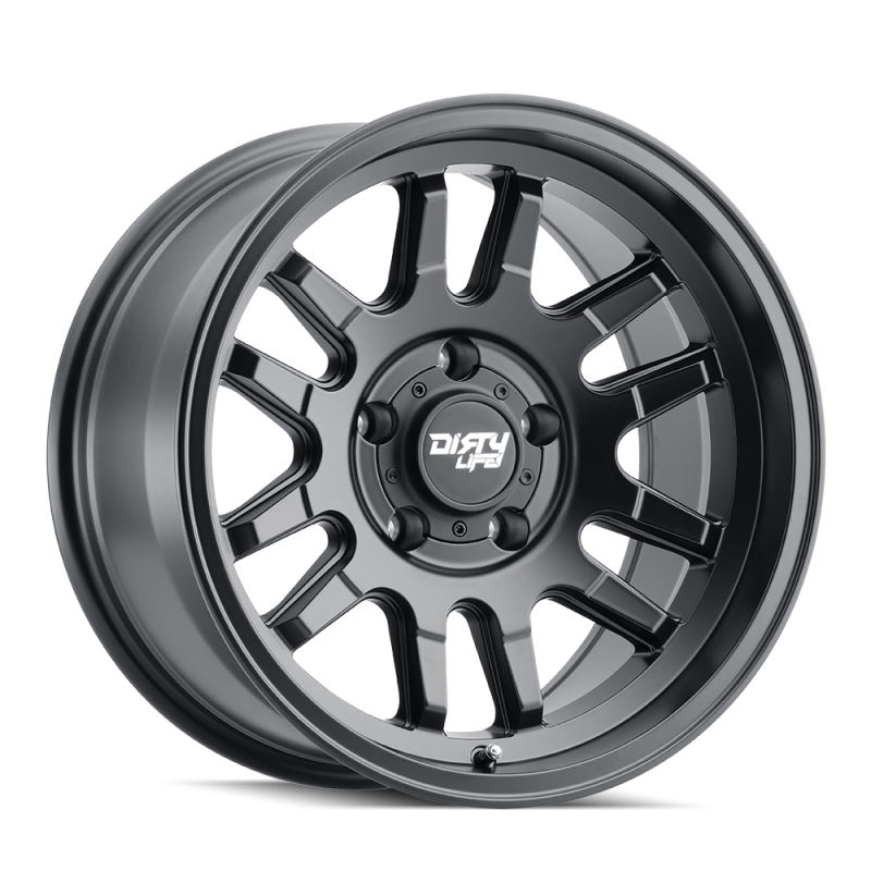 Dirty Life 9310 Canyon 17x9 / 6x139.7 BP / 0mm Offset / 106mm Hub Matte Black Wheel Dirty Life