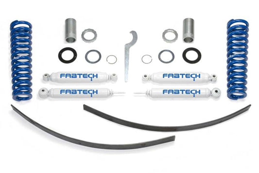 Fabtech 95.5-04 Toyota Tacoma Prnnr 6 Lug Mdls 2/4WD 0-3.5in Basic Adj C/O Sys w/Perf Rr Shks - eliteracefab.com