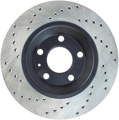 StopTech 04-09 Audi S4 Rear Left Drilled Rotor Stoptech