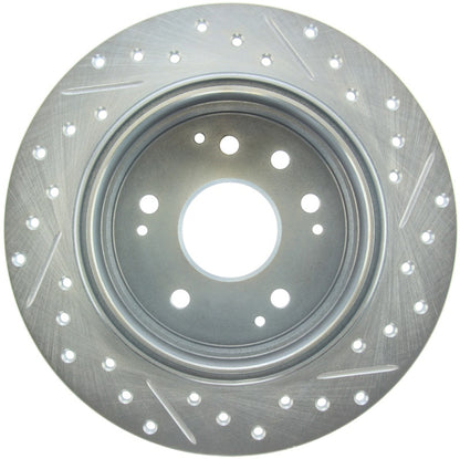 StopTech Select Sport 04-08 Acura TL Drilled & Slotted Rear Passenger Side Sport Brake Rotor - eliteracefab.com