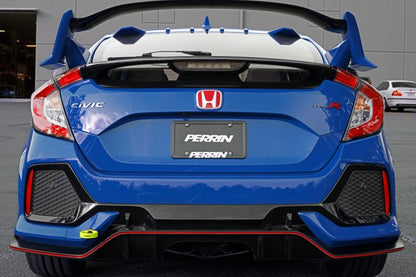 Perrin 10th Gen Civic SI/Type-R/Hatchback Tow Hook Kit (Rear) - Neon Yellow Perrin Performance