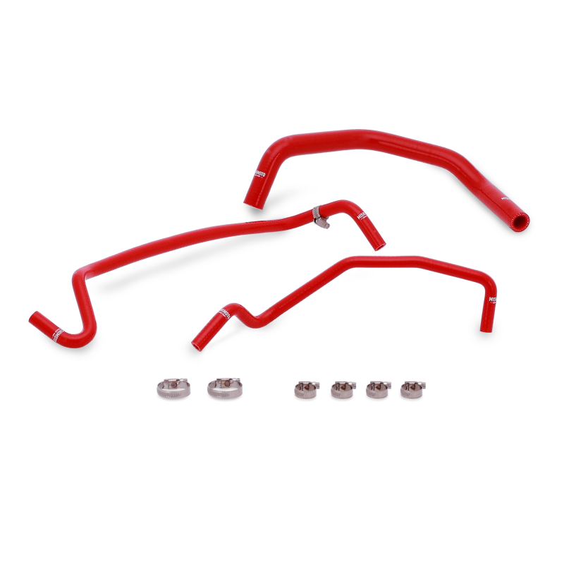 Mishimoto 15+ Ford Mustang GT Red Silicone Ancillary Hose Kit - eliteracefab.com