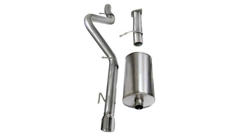 Corsa 06-08 Chevrolet Trailblazer SS 6.0L V8 Polished Sport Cat-Back Exhaust - eliteracefab.com