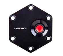 Load image into Gallery viewer, NRG Hexagonal Style Black Ring and Horn Button - eliteracefab.com