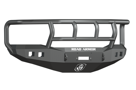 Road Armor 06-09 Dodge 2500 Stealth Front Winch Bumper w/Titan II Guard - Tex Blk Road Armor