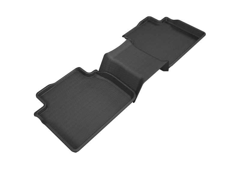 3D MAXpider 2018-2020 Toyota Camry Kagu 2nd Row Floormats - Black - eliteracefab.com