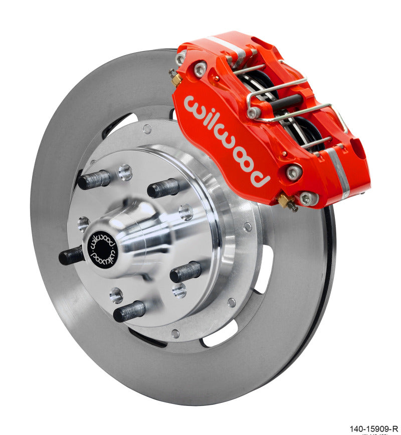 Wilwood Dynapro 4R Front Kit 11.75in Ultralite HP Rotors - Red Wilwood