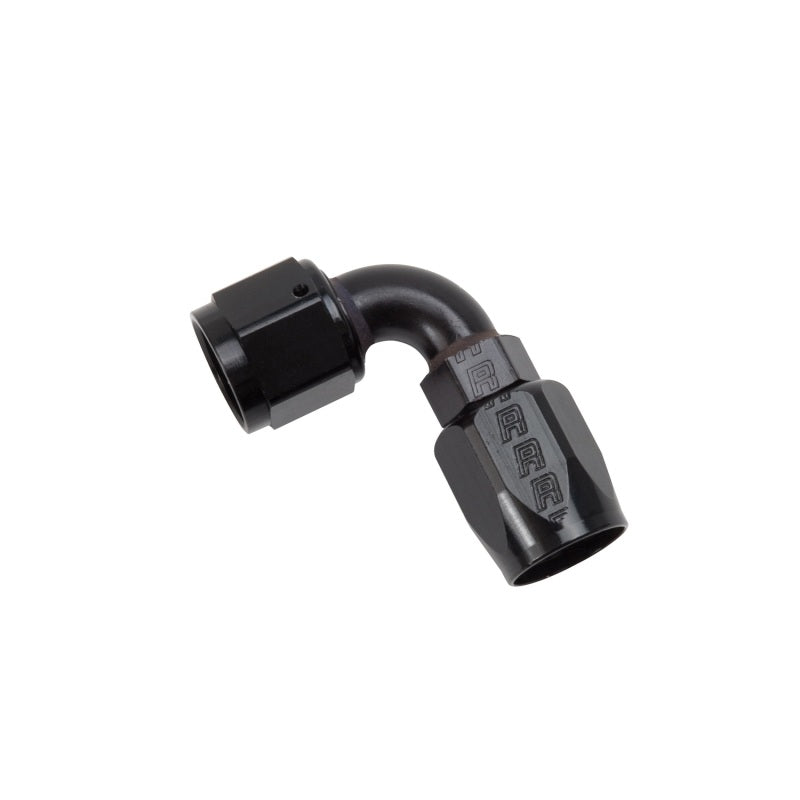 Russell Performance -8 AN Black 90 Degree Full Flow Hose End - eliteracefab.com