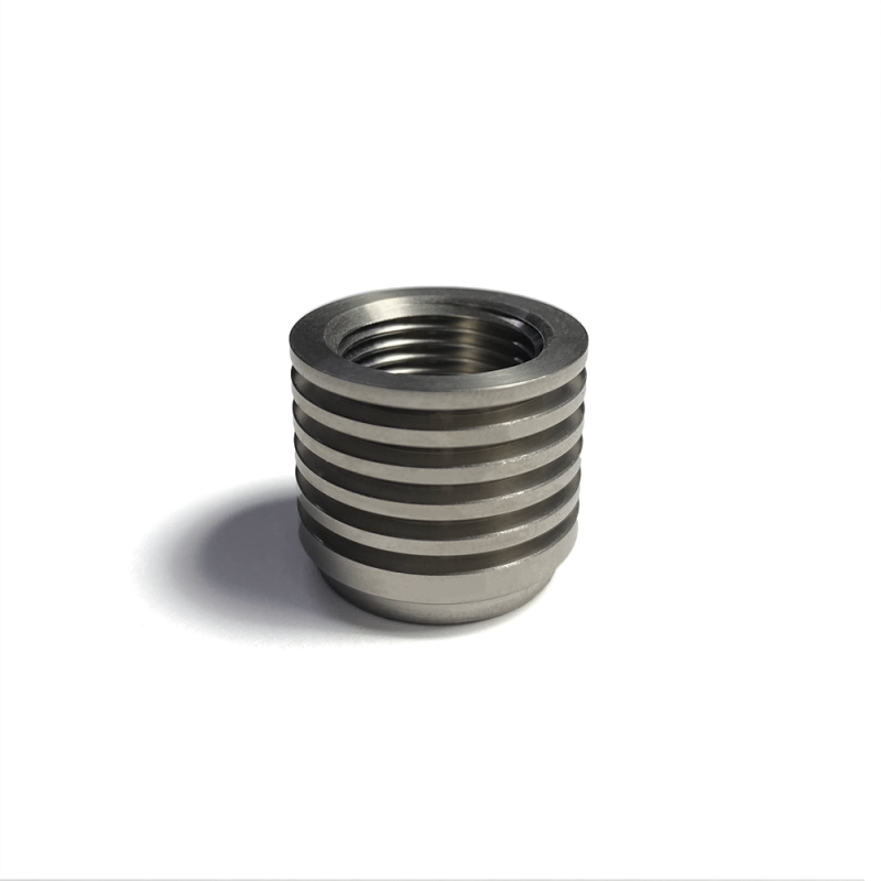 Ticon Industries Titanium O2 Sensor Bung w/ Built In Heat Sink (M18x1.5) - eliteracefab.com