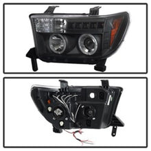 Load image into Gallery viewer, Spyder Toyota Tundra 07-133 Projector Headlights LED Halo LED Blk PRO-YD-TTU07-HL-BK - eliteracefab.com