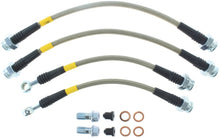 Load image into Gallery viewer, STOPTECH 04-06 PONTIAC GTO STAINLESS STEEL REAR BRAKE LINES, 950.62504 - eliteracefab.com