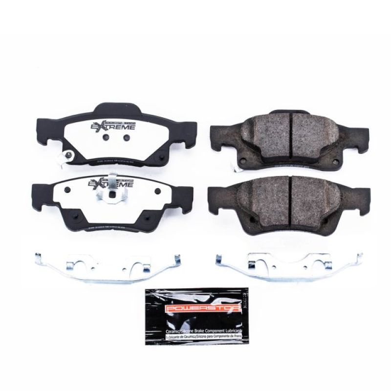 Power Stop 11-19 Dodge Durango Rear Z36 Truck & Tow Brake Pads w/Hardware - eliteracefab.com