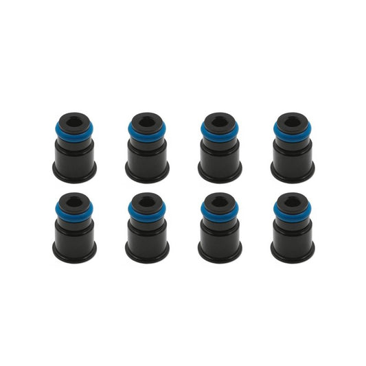 BLOX Racing 11mm Adapter Top (1/2in) w/Viton O-Ring & Retaining Clip (Set of 8) BLOX Racing