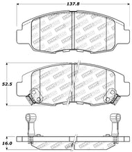 Load image into Gallery viewer, StopTech Performance 98-02 Honda Accord Coupe/Sedan 4cyl Rear Drum/Disc Front Brake Pads - eliteracefab.com