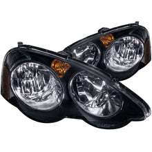 Load image into Gallery viewer, ANZO USA Acura Rsx Crystal Headlights Black; 2002-2004 - eliteracefab.com