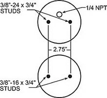 Load image into Gallery viewer, Firestone Ride-Rite Replacement Air Spring Bellow (Rear) 26C (W217607325) Firestone