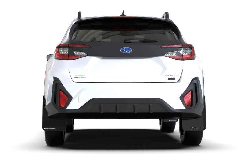 Rally Armor 2024 Subaru Crosstrek Black UR Mud Flap Grey Logo Rally Armor