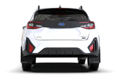 Rally Armor 2024 Subaru Crosstrek Black UR Mud Flap White Logo Rally Armor