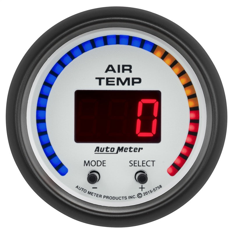 Autometer Phantom 2-1/16in 0-300 Degree F Digital Dual Air Temp Gauge 5758