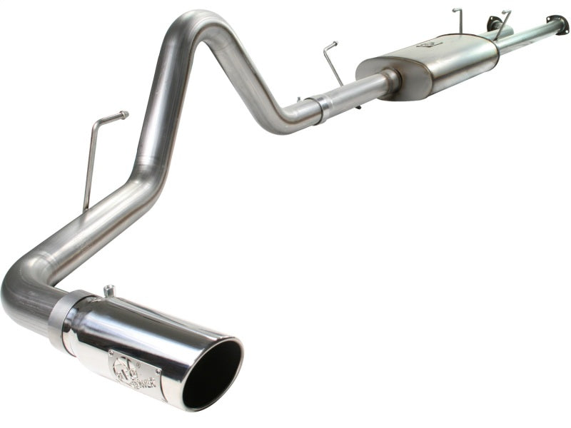 aFe MACHForce XP Exhaust Cat-Back SS-409 07-09 Toyota Tundra V8-5.7L w/ Polished Tip - eliteracefab.com